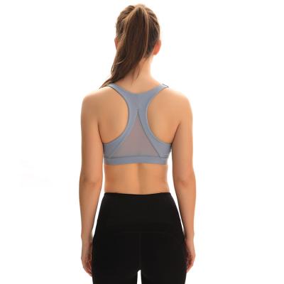 Mesh Splicing Sports Crop Top