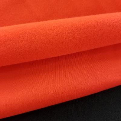 Brushed 87/13 Polyester Spandex Fleeced Fabric