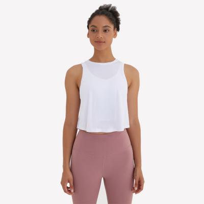 Pleated Yoga Fitness Gym Tank Top