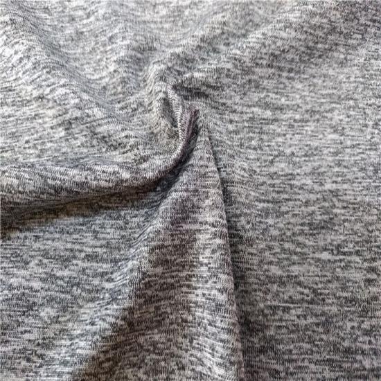 Marl Gray 87/13 Polyester Spandex Fabric