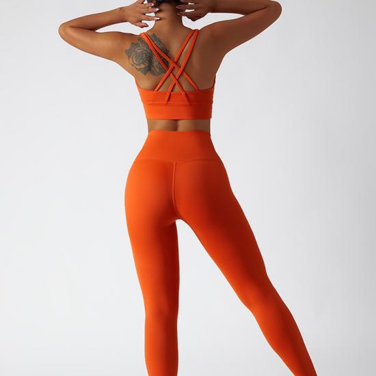 Yoga Gym Sports Tank Top Leggings Set