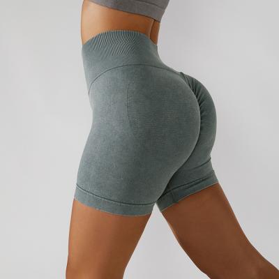 Vintage Gym Fitness Seamless Shorts