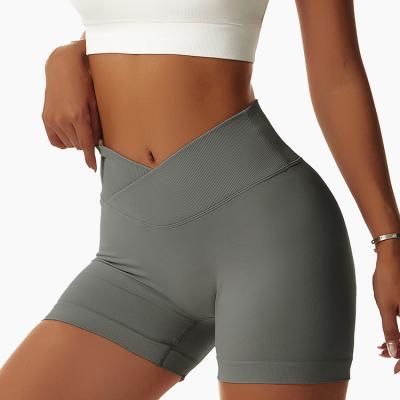 Scrunch Seamless Cross Waist Shorts