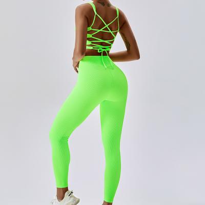 Strappy Open Back Sports Bra