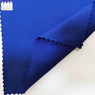 Recycled 2x2 Ribbed Polyester Spandex Fabric