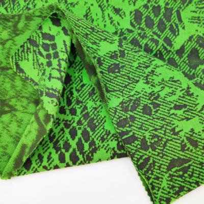 Jacquard Stretch Snake Print Fabric