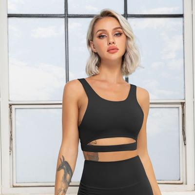 Hollow Out Recycled Sports Bra